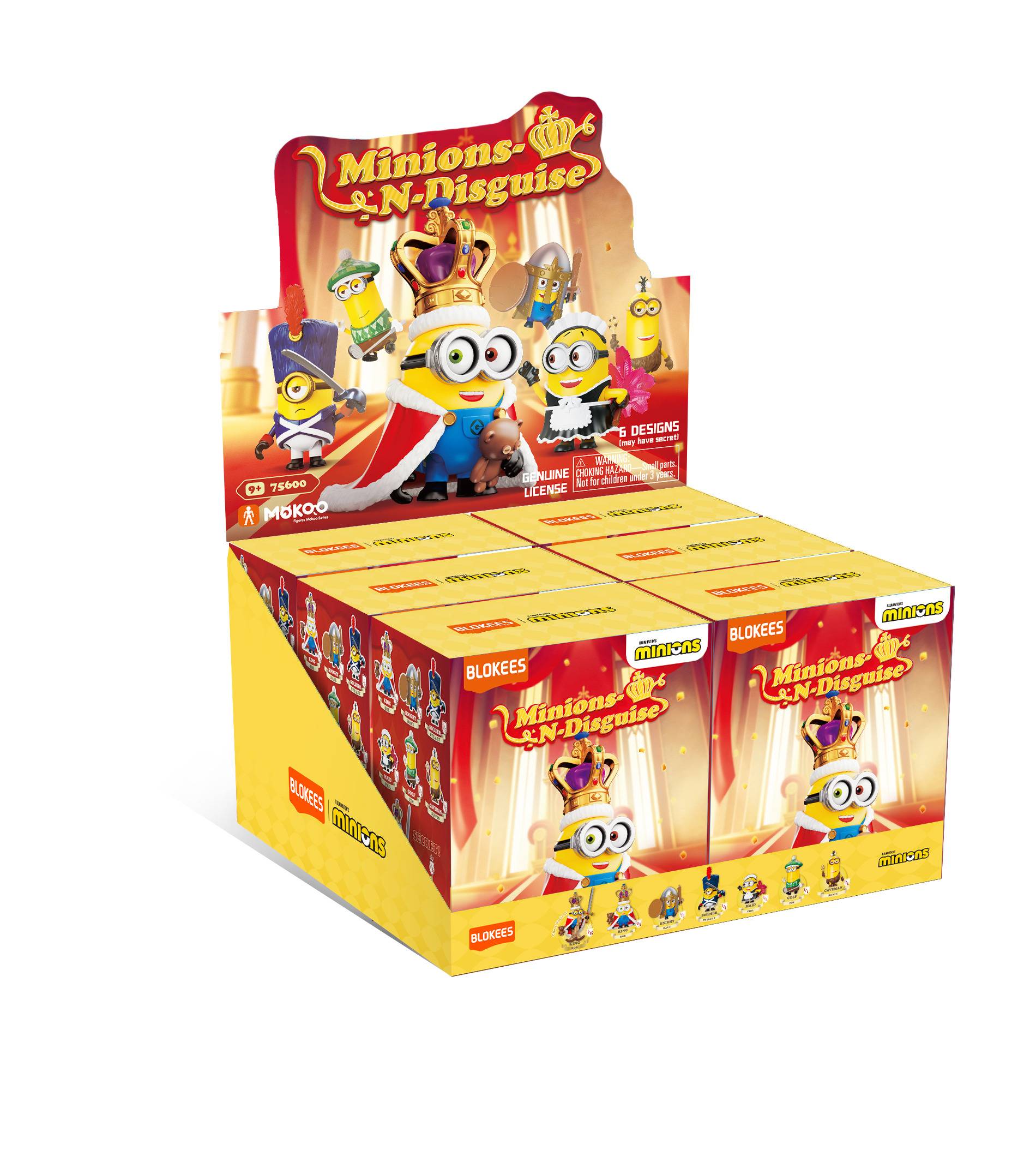 Minions: N-Disguise - MOKOO Mini Figure Blind Box (6 Packs Box) [BLOKEES]