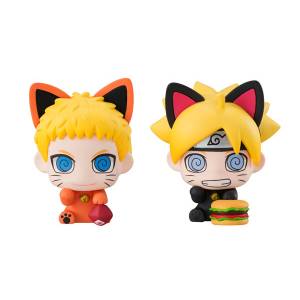 BORUTO NARUTO NEXT GENERATIONS Oyako Maneki-Neko Dattebasa! Set of 2 [Petit Chara Land]