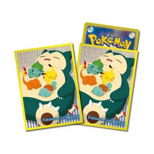 Pokémon Card Game: Snorlax Deck Shield - 64 Sleeves (Yellow) (Limited Edition) [The Pokémon Company]