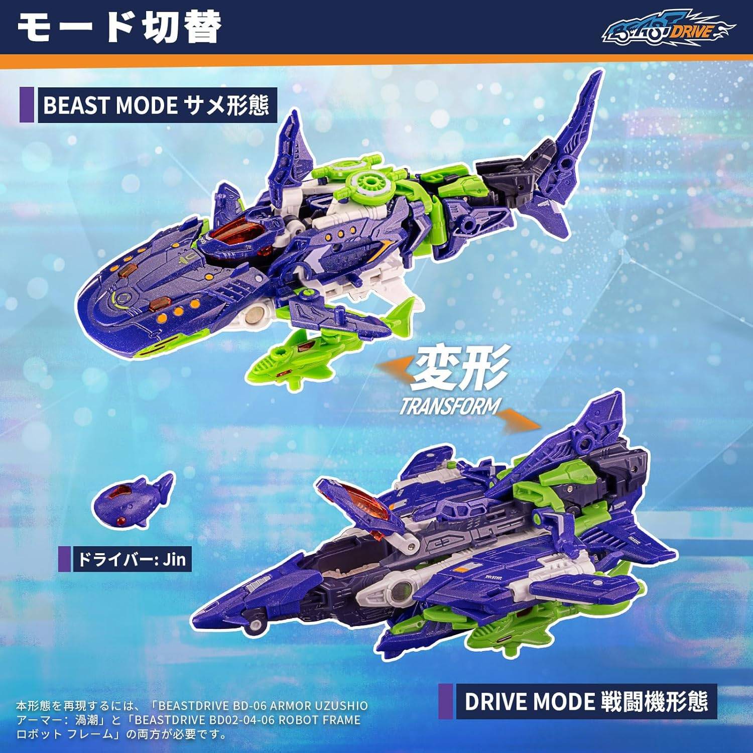 BEASTBOX: Armor Uzushio - BEASTDRIVE BD-06 [52Toys] - Nin-Nin-Game.com