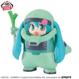 Gundam 45th Anniversary × Hatsune Miku: Zaku-Gurumi [Hatsune Miku Ver.] (Banpresto) [2nd hand]