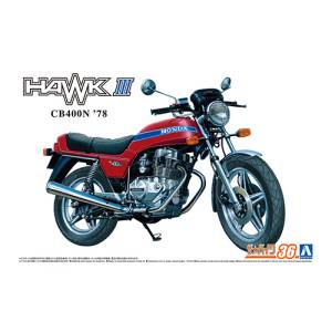 1/12 Honda CB400N HAWK-III '78 - Plastic Model [Aoshima]