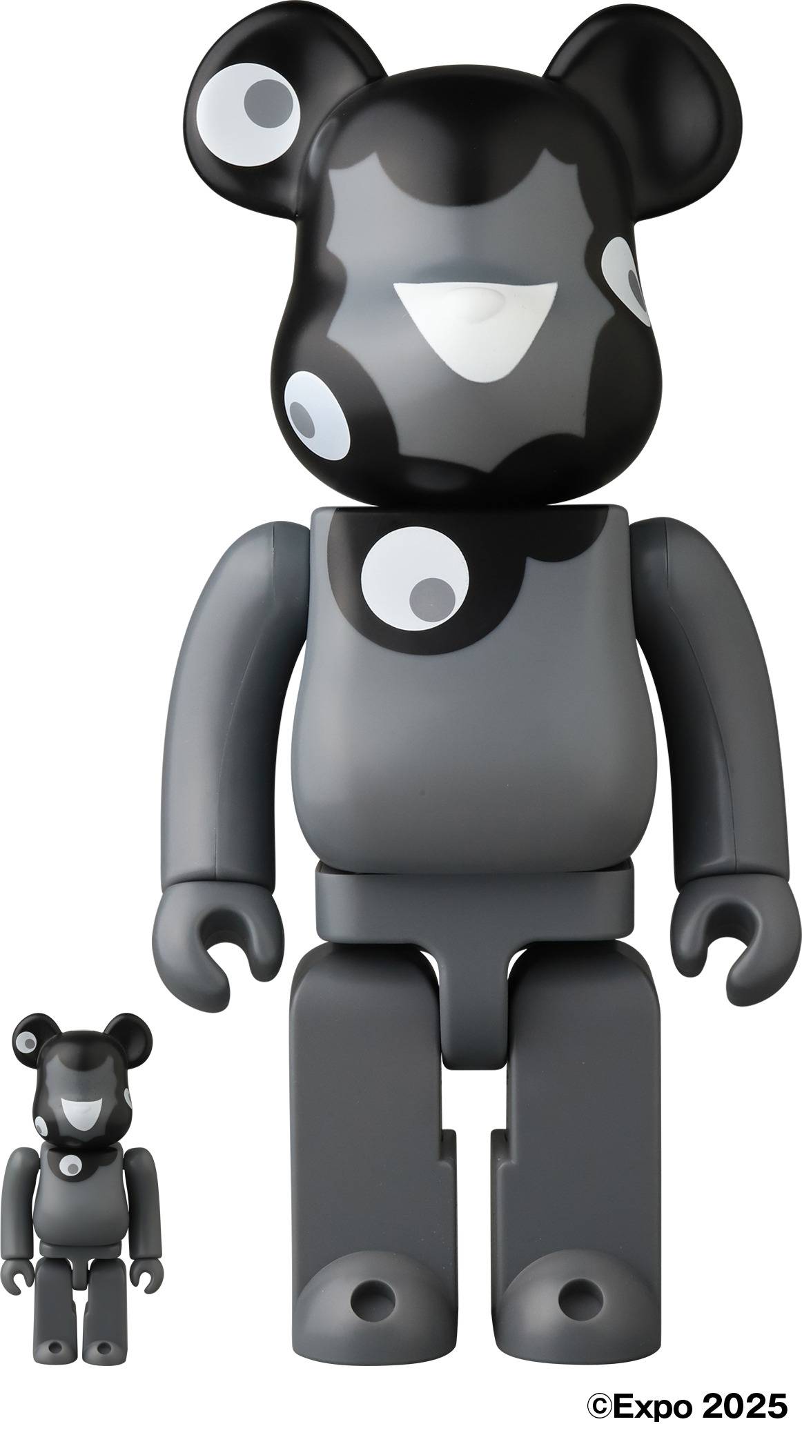 BE@RBRICK / BEARBRICK: 100% & 400% - Osaka Expo 2025 Monochrome Ver. [Medicom Toy]