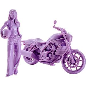 PLAMAX 1/20: MF-101 Rider's Portrait Honda Rebel 1100 (Lavender Ver.) - Plastic Model [Max Factory]