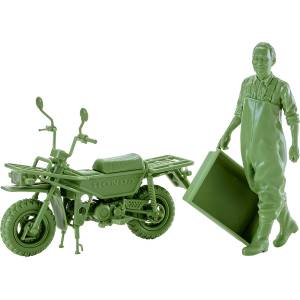 PLAMAX 1/20: MF-104 Rider's Portrait Honda Motra (Green Color Ver.) - Plastic Model [Max Factory]