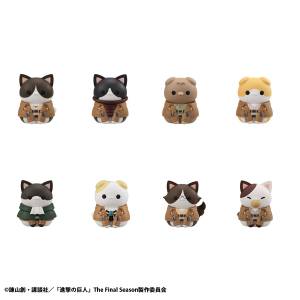 MEGA CAT PROJECT Attack on Titan: Attack on Nyanko (8 Pack Box) (Reissue) [Megahouse]