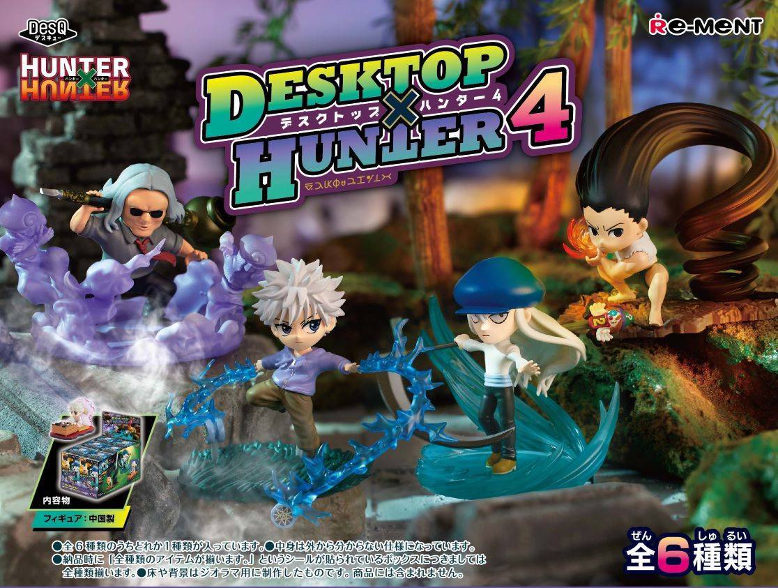 Hunter x Hunter: DesQ Desktop Hunter Vol.4 (6 Pack Box) [Re-Ment