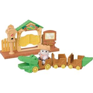 Sylvanian Families Dolls: Furniture Set - Exciting Crocodile Train [Epoch]