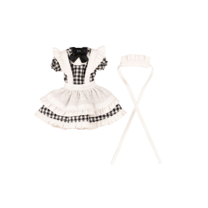 Sousaishojoteien Tiny Closet: Waitress-Style Dress - Classical Black (Limited Edition) [Kotobukiya]