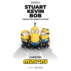 Minions: Deluxe Box CARBOTIX POP (Set of 3) [Blitzway Japan]