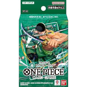 ONE PIECE CARD GAME: Start Deck - Green Roronoa Zoro (ST-32) [Bandai]