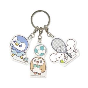 Pokémon Poképeace: Tiplouf & Brindibou & Compagnol - 3-Piece Acrylic Keychain [The Pokémon Company]