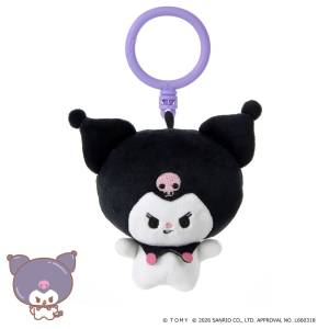 Sanrio Characters: Kuromi Punirunes PuniComm Plush Keychain [Sanrio]