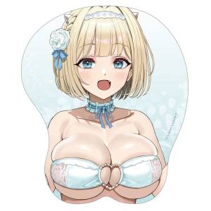 Brown Dust 2: Justia 3D Mouse Pad - Wedding Swimsuit Ver. [Curtain Damashii]
