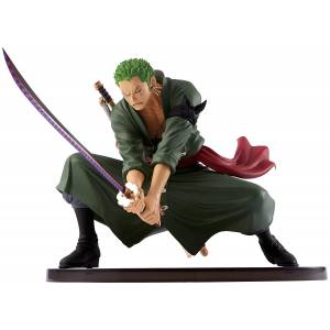 ONE PIECE - SCULTURES BIG ZOUKEIOU CHOUJO KESSEN 4 VOL.3 ZORO [Used]