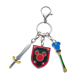 Kingdom Hearts: Metal Keychain - Dream Sword, Dream Rod, Dream Shield (Reissue) [Square Enix]