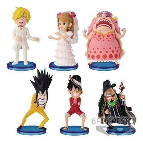 ONE PIECE WORLD COLLECTIBLE FIGURE - CAKE ISLAND 2 (set of 6) [Banpresto] [Used]