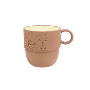 Pokémon: Relaxing Mofu Mofu Eevee - Mini Stacking Cup (230ml) [The Pokémon Company]