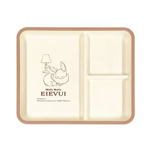 Pokémon: Relaxing Mofu Mofu Eevee - Square Plate [The Pokémon Company]