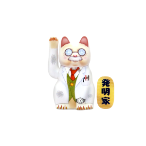 PuriPura Figure Play: The Doctor - Palm-Sized Maneki Neko (Lucky Cat) (Plastic Model) [DIG]
