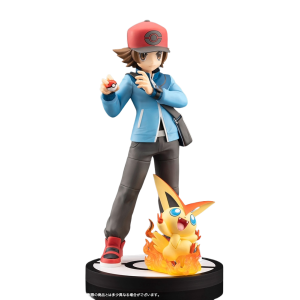 ARTFX J: Pokémon Black & White - Hilbert & Victini 1/8 [Kotobukiya]