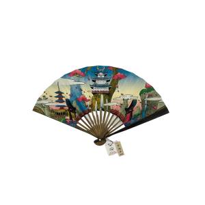 Jump Store X Hakushido: One Piece - Distant View of Wano Country Folding Fan (Limited Edition) [Shueisha]