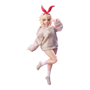 Action Figure Outfit: The Devil's Whisper Hoodie Set 1/12 (Beige) [Snail Shell]