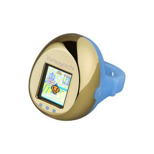 Tamagotchi: Tamagotchi Ring - Blue & Metallic Gold (Limited Edition) [Bandai]