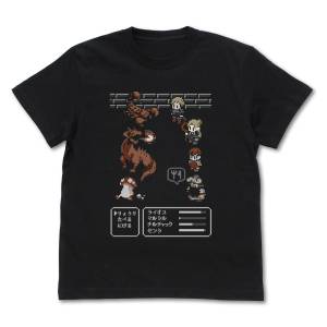Delicious in Dungeon: Pixel Art - Black T-Shirt (L) [COSPA]
