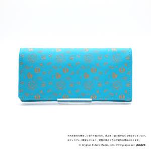 Hatsune Miku: Long Wallet (Tradition) - Deerskin Leather Koshu Inden [Kato Shokai]