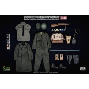 Action Figure Outfit: 28th Artillery Regiment Italian Army Military Equipment Set 1/6 [QO Toys]