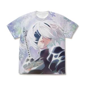 NieR Automata: 2B - Full Graphic T-Shirt (Black-XL) [COSPA]