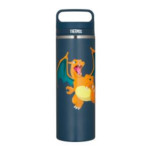 Pokémon: Charizard - Vacuum Insulated Bottle with Carrying Handle (800ml) Dark Navy JOW-800PK [Thermos]
