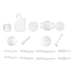 Plafia: Cooking Set 01 1/12 - White Plastic Model (Reissue) [Plum]