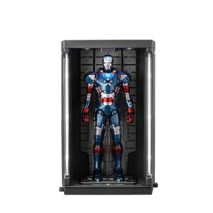 MARVEL Avengers: Iron Patriot - 7-inch Action Figure + Hall of Armor Set [ZD Toys]
