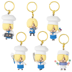 One Piece: Sanji no Oyatsu Rubber Keychain Blind Box (Limited Edition) [Toei]