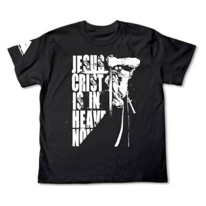HELLSING: Father Alexander Anderson T-Shirt - Jesus Christ is in Heaven Now (Black-L) [COSPA]