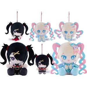 NEEDY GIRL OVERDOSE: OMGkawaiiAngel & Ame-chan Plush Toy Set (Set of 6) (With Bonus) [Good Smile Company / Solarain]