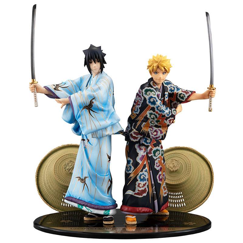 Naruto Uzumaki & Sasuke Uchiha Kabuki EDITION SET Limited [G.E.M.]
