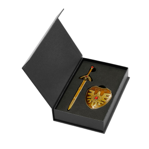 Dragon Quest: Erdrick Sword & Shield - Antique Golden Ver. Metallic Items Gallery (Reissue) [Square Enix]