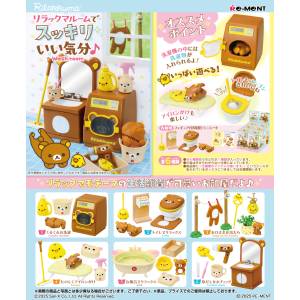 Rilakkuma: Fresh & Clean Rilakkuma Room Mini Figure Set (6 Pack Box) (Reissue) [Re-Ment]