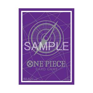 ONE PIECE CARD GAME: Purple & Silver Premium Card Sleeves (Limited Edition) [Bandai]