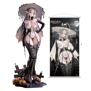Original Character by DISH: Skeleton Witch Skeletia 1/7 - DX Ver. (With Bonus) [Hobby Sakura]