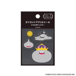 Dragon Quest: Metal Type Monsters - Die-Cut Acrylic Sticker Collection [Square Enix]