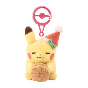Pokémon Ready for Christmas!: Pikachu Snacking - Plush Mascot (Limited Edition) [The Pokémon Company]
