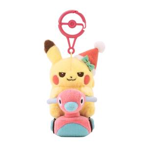 Pokémon Ready for Christmas!: Pikachu & Porygon2 Toy - Plush Mascot (Limited Edition) [The Pokémon Company]