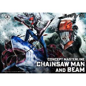 Chainsaw Man Reze Arc: Chainsaw Man & Beam - Premium Masterline Ultimate Ver. [Prime 1 Studio]