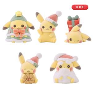 Pokémon Ready for Christmas!: Pikachu Flocked Doll Collection (Blind Box) (Limited Edition) [The Pokémon Company]