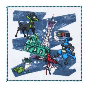 Pokémon A Graceful Day in Lumiose: Hand Towel - Prism Tower & Hotel Z Ver. (Limited Edition) [The Pokémon Company]