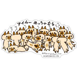 CAPCOM x B-SIDE LABEL Sticker - Monster Hunter: World - Felyne Meccha Oru [Goods]